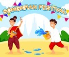 Songkran Festival Celebration