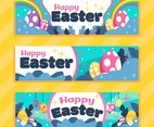 Cute of Easter Eggs Banner Pack