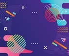 Abstract Shapes Background Template