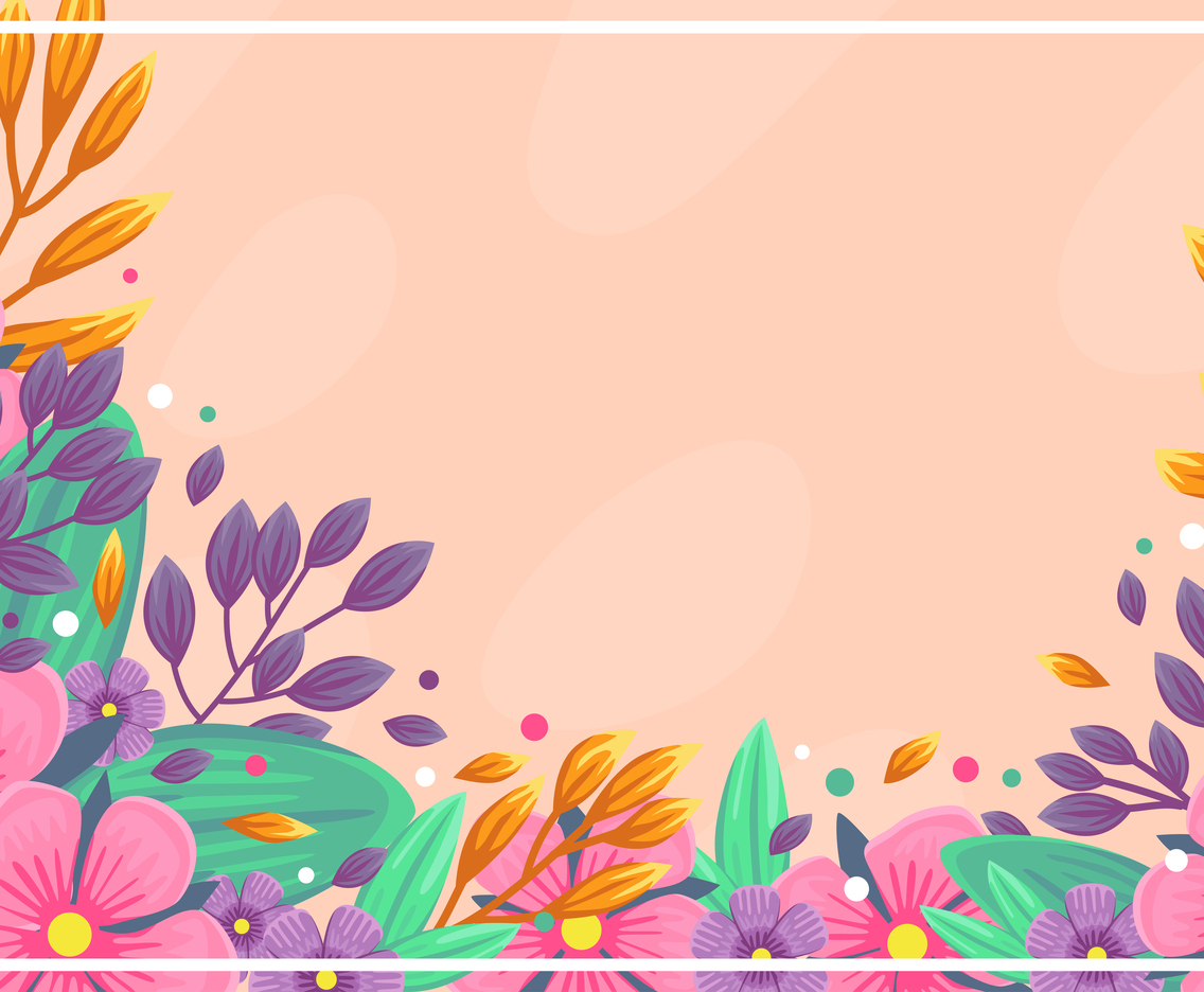 Colorfull flower spring background