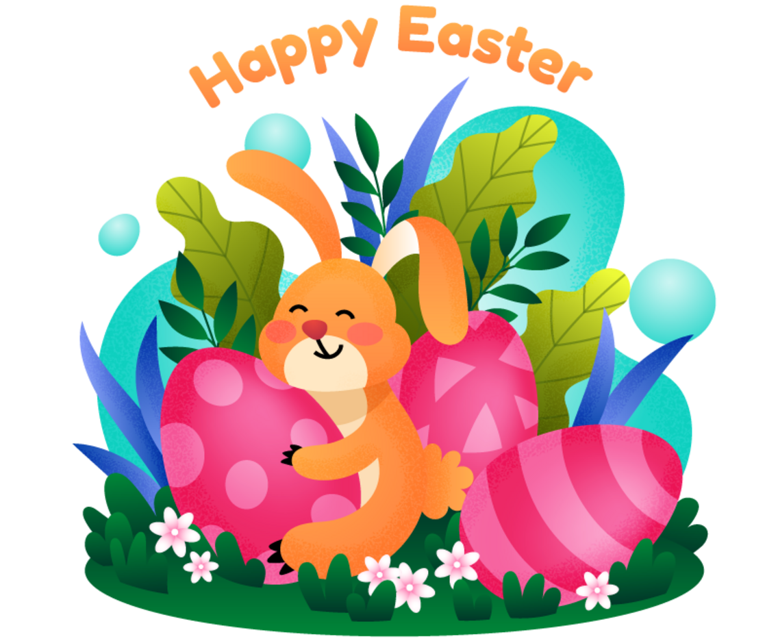 Happy Easter Bunny Design