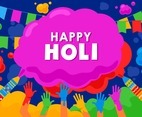 Background Of Holi Festival Celebration
