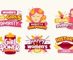 Womens Day Diversity Sticker Collection