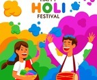Celebrating Holi Festival