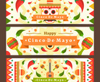 Mexican Festive Cinco De Mayo Banner Template