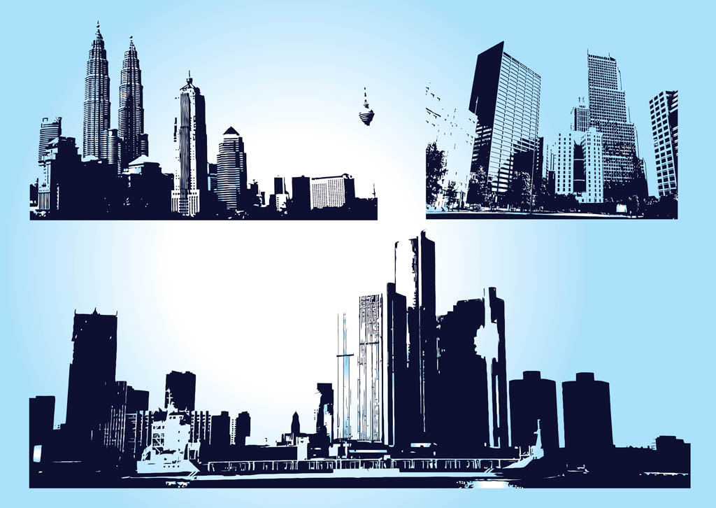 Download Skyscraper City Graphics Vector Art & Graphics ...