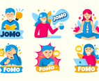 Fomo Jomo Sticker Collection