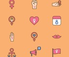 Women's Day Awareness Icon