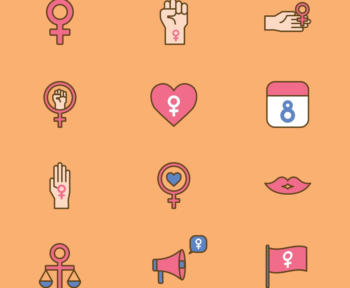 Women's Day Awareness Icon