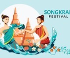 Songkran Festival Celebration Design