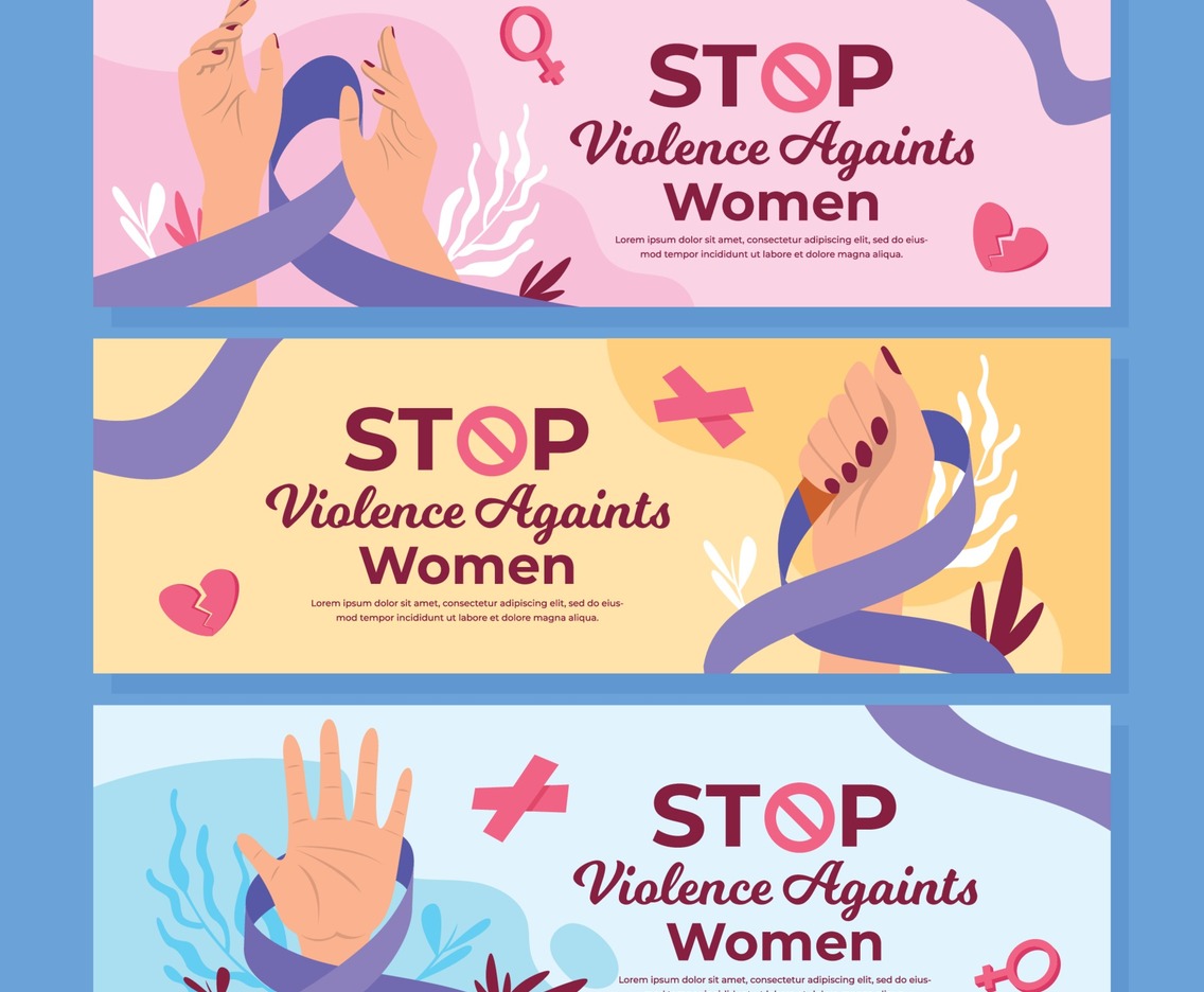 Elimination of Violence Against Women Banner