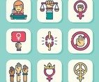 Women's Day Icon Set