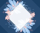 Winter to Spring Floral Background