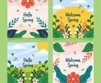Hello Spring Greeting Card