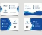 Blue Creative Business Card Template