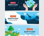 Collection of Earth Day Banner