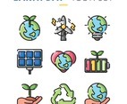 Earth Day Icon Collection