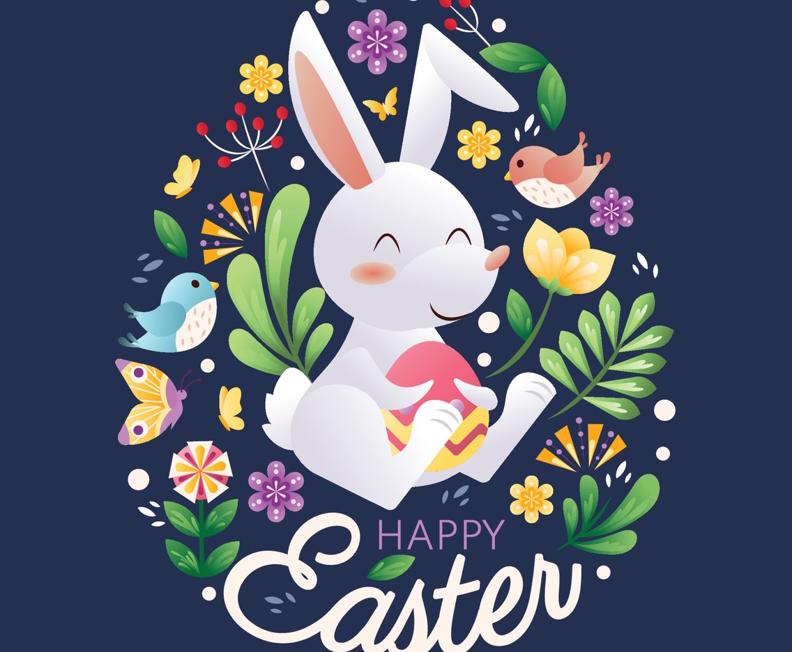 Happy Easter Rabbit Design