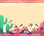 Cinco De Mayo Background with Mexico Element