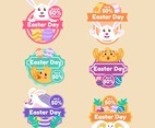 Easter Day Set of Marketing Labels
