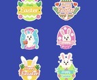Happy Easter Day Set of Sticker