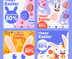 Happy Easter Social Media Template for Promotional