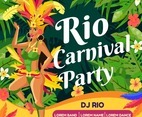 Rio Carnival Party Invitation Poster