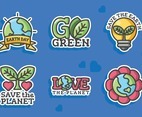 Happy Earth Day Sticker Collection
