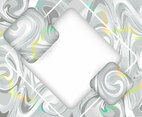 Grey Inkscape with Rainbow Streak Background