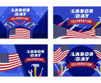 USA Labor Day Card