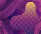Abstract Background with Fluid and Wave Shapes