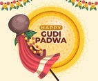 Happy Gudi Padwa Background