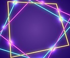 Abstract Modern Neon with Purple Background