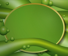 Modern Green Liquid Background