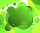 Diverse Green Liquid Background