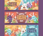 Happy Easter Day Festivity Banner