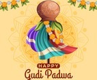 Beautiful Gudi Padwa Background