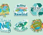 Cute Happy Earth Day Stickers