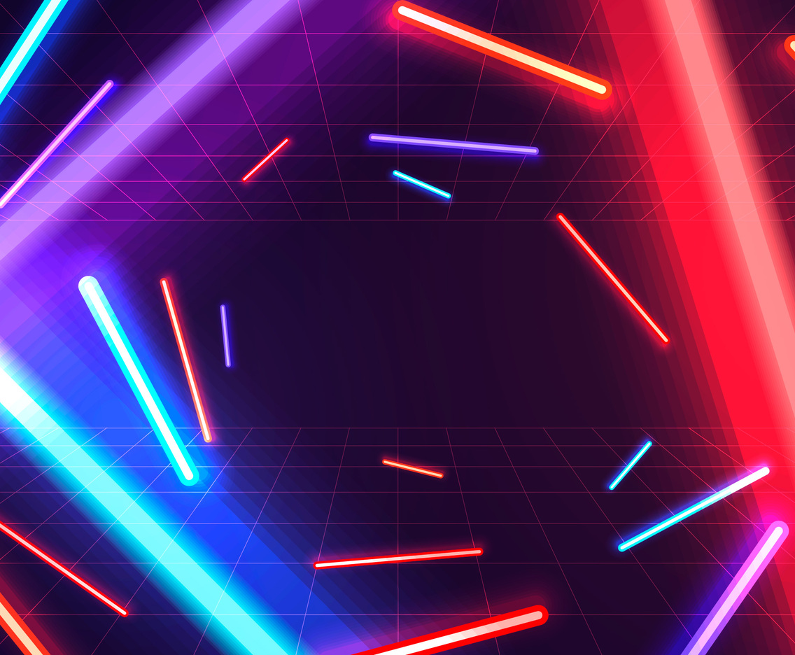Colorful Neon Light Background