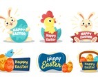 Cute Easter Festivity Stickers