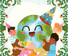 Celebrate Earth Day Background Concept