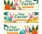 Happy Easter Day Discount Banner Template