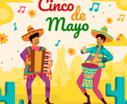 Musicians Plays Music Celebrates Cinco De Mayo Festival