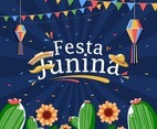 Festa Junina Celebration Backgorund