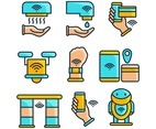 Supporting Technology Icon Set