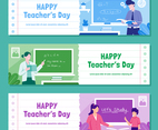 Happy Teacher's Day Banner Collection