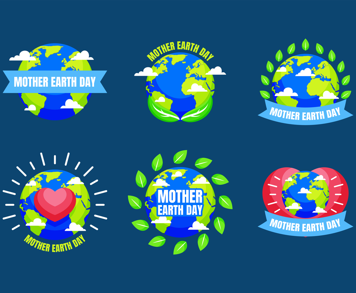 Mother Earth Day Badge