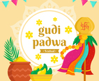 Gudi Padwa Festival Background