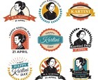 Kartini Day Vintage Stickers