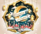 Celebration of Ramadan Kareem Concept